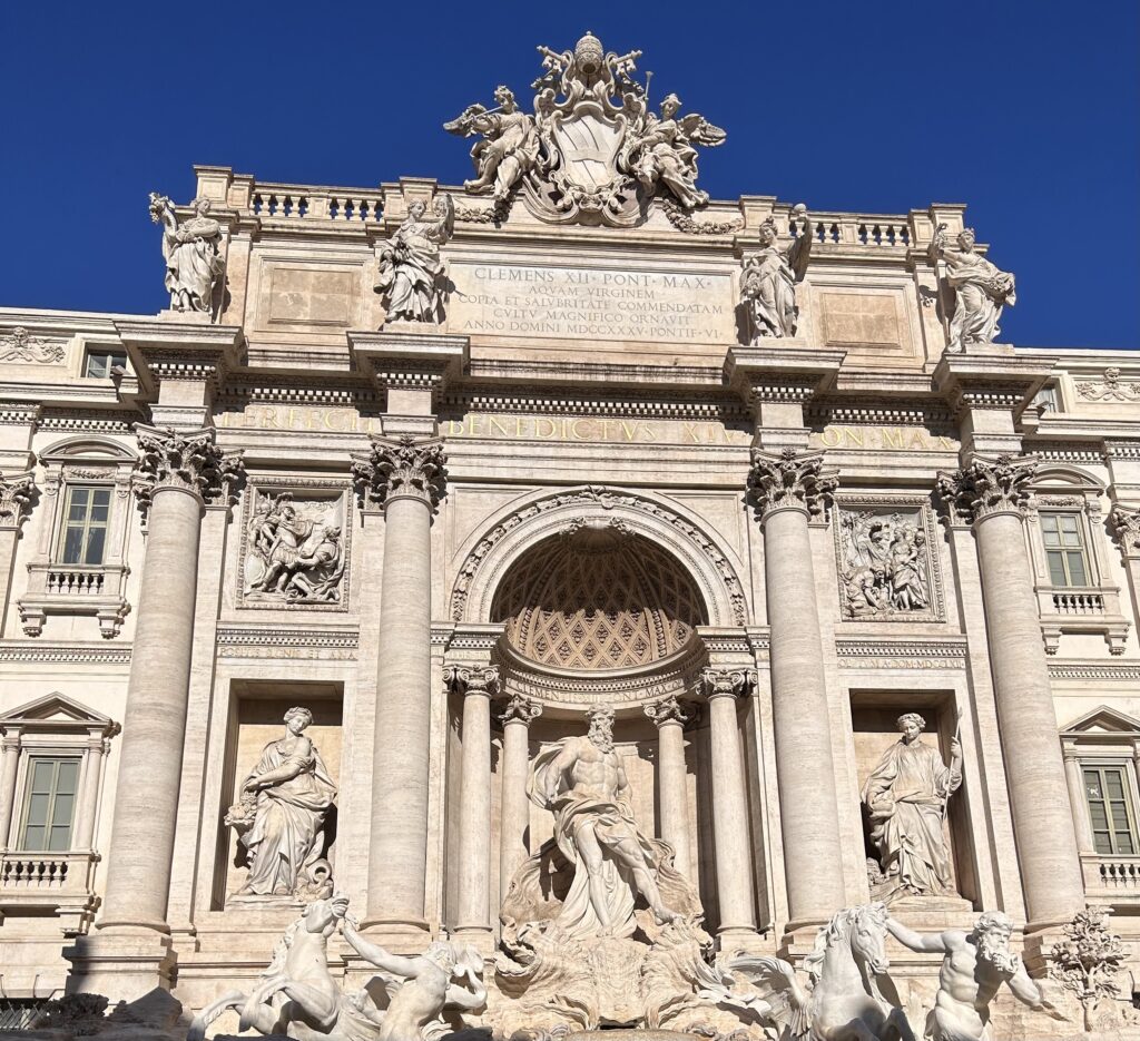 the trevi fountain