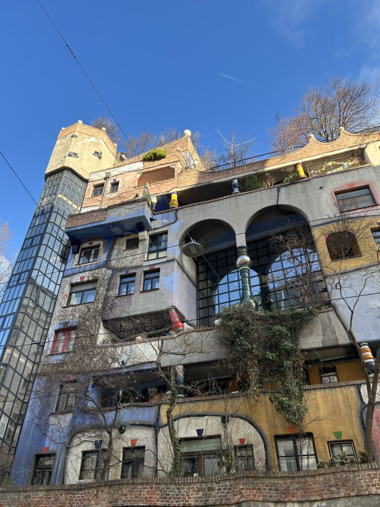 Hundertwasser house in Vienna