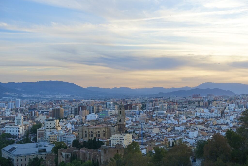 SUNSET BY MIRADOR DE GIBRALFARO