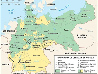 Map of Prussia