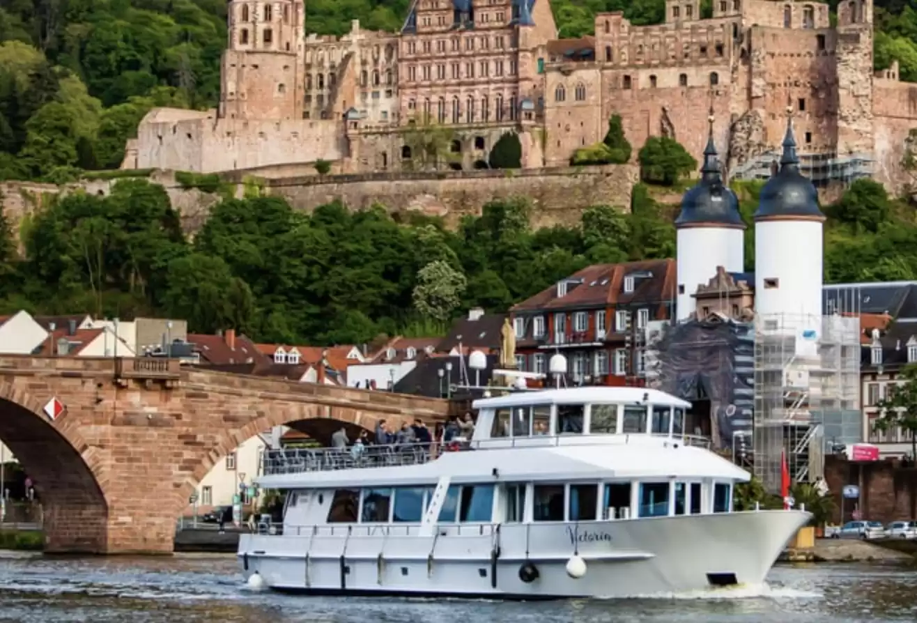 Neckar River Sightseeing Cruise with a Drink