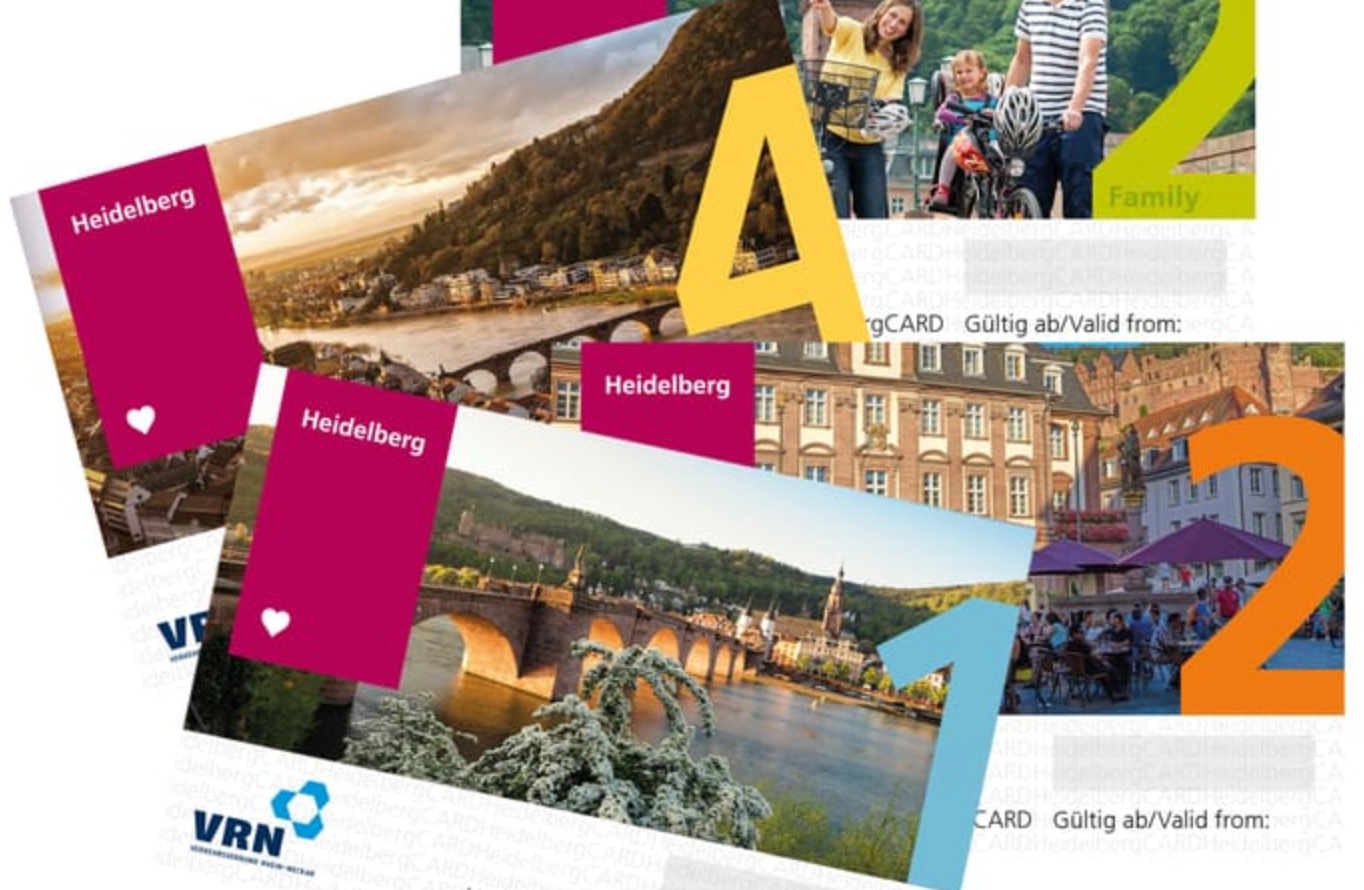 HeidelbergCard: 1, 2, or 4 Days