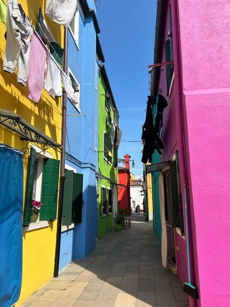 Burano Venice colorful houses